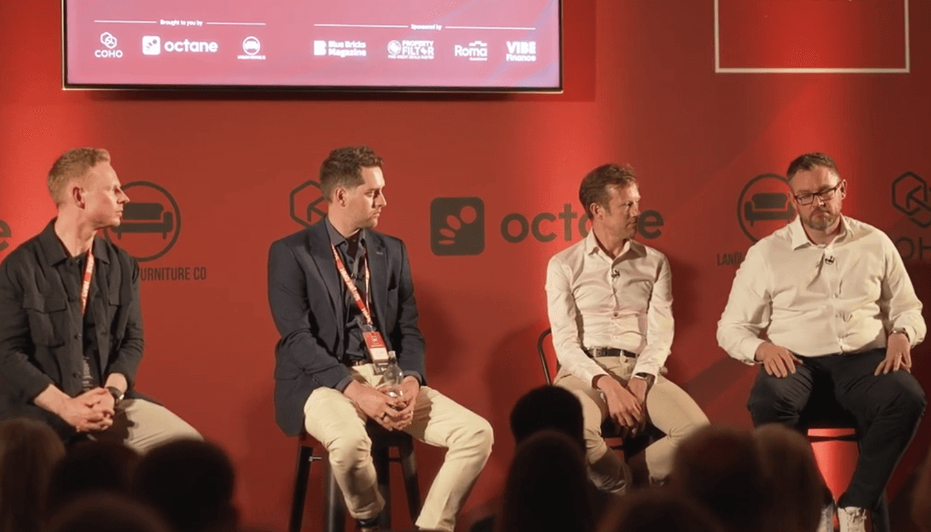 A panel discussion on the Future of HMOs at the HMO Awards with Andy Graham, Vann Vogstad, Ben Beadle and Darren Brewer