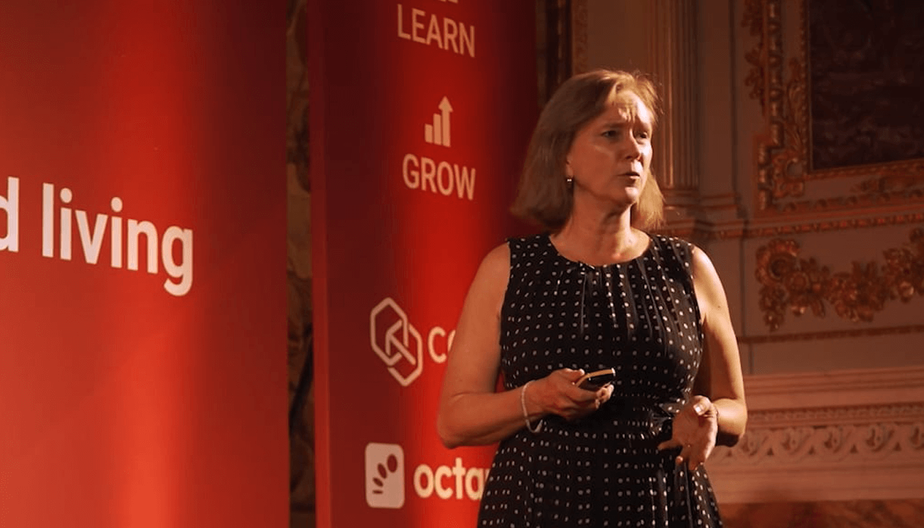 Suzanne Smith speaking at the HMO Summit