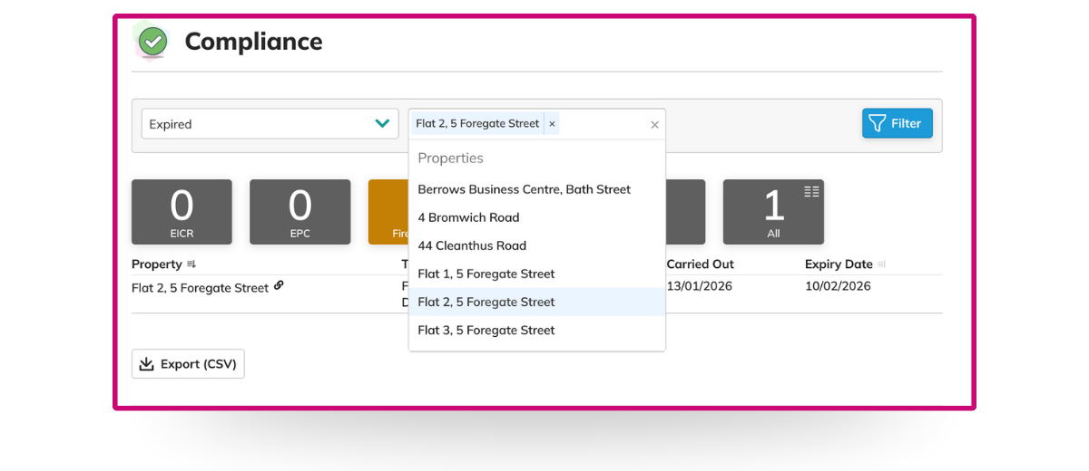 Compliance Filters (1)